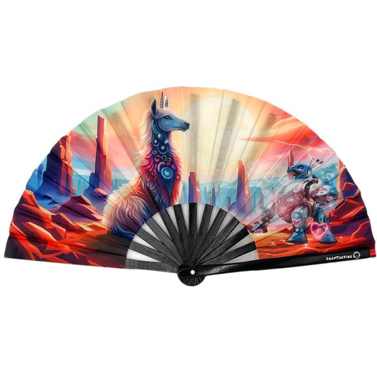 DropTheVibe Fall in Love Hand Fan