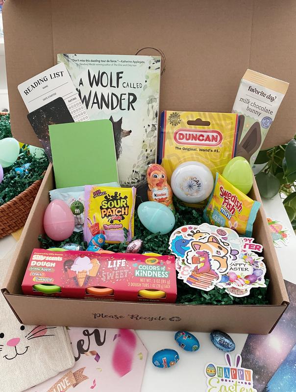 Easter Basket Gift, Book Box, Easter Gifts, Everything Included, Easy Easter Gift, 8-13 Years Old Gift Ideas, For Children, For Kids, Chocolate