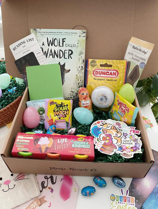 Easter Basket Gift, Book Box, Easter Gifts, Everything Included, Easy Easter Gift, 8-13 Years Old Gift Ideas, For Children, For Kids, Chocolate