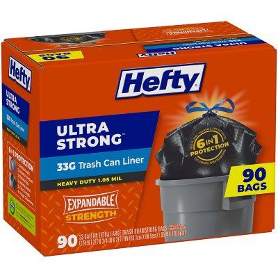 Hefty Ultra Strong Drawstring Trash Bags, Unscented (33 gal., 90 ct.) Cleaning Garage