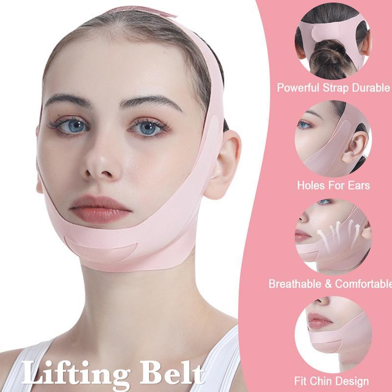 Reusable V-line Face Lifting Strap, Breathable Double Chin Lift Belt, Professional Skincare Tool