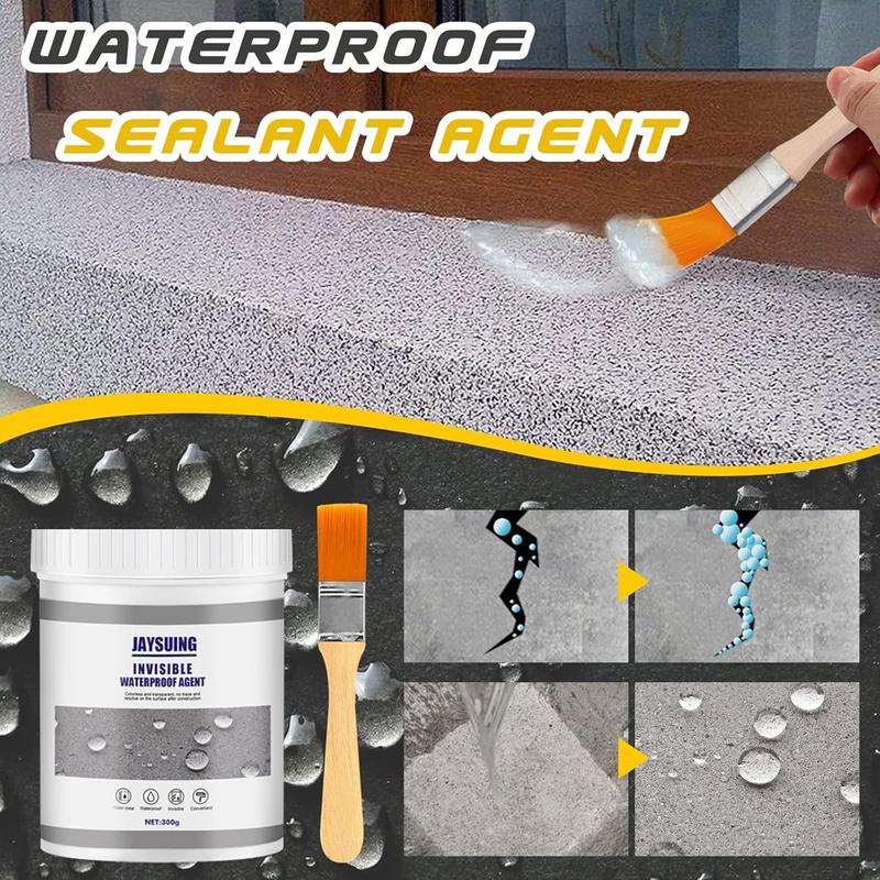 JAYSUING 2024NEW Invisible Waterproof Agent, Waterproof sealant, Used for Cracks and leaks, Super Strong Waterproof Sealing Coating