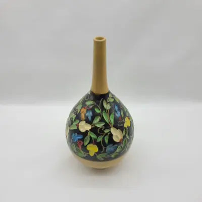 Dark Flower Bottle Neck Vase