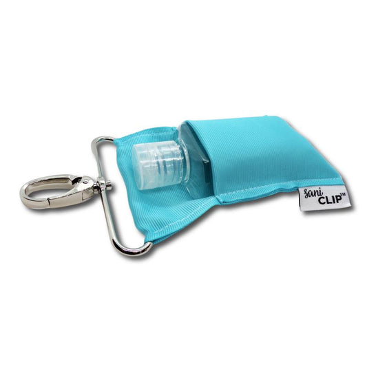 CLASSIC: Sky Blue SaniClip Hand Sanitizer Holder